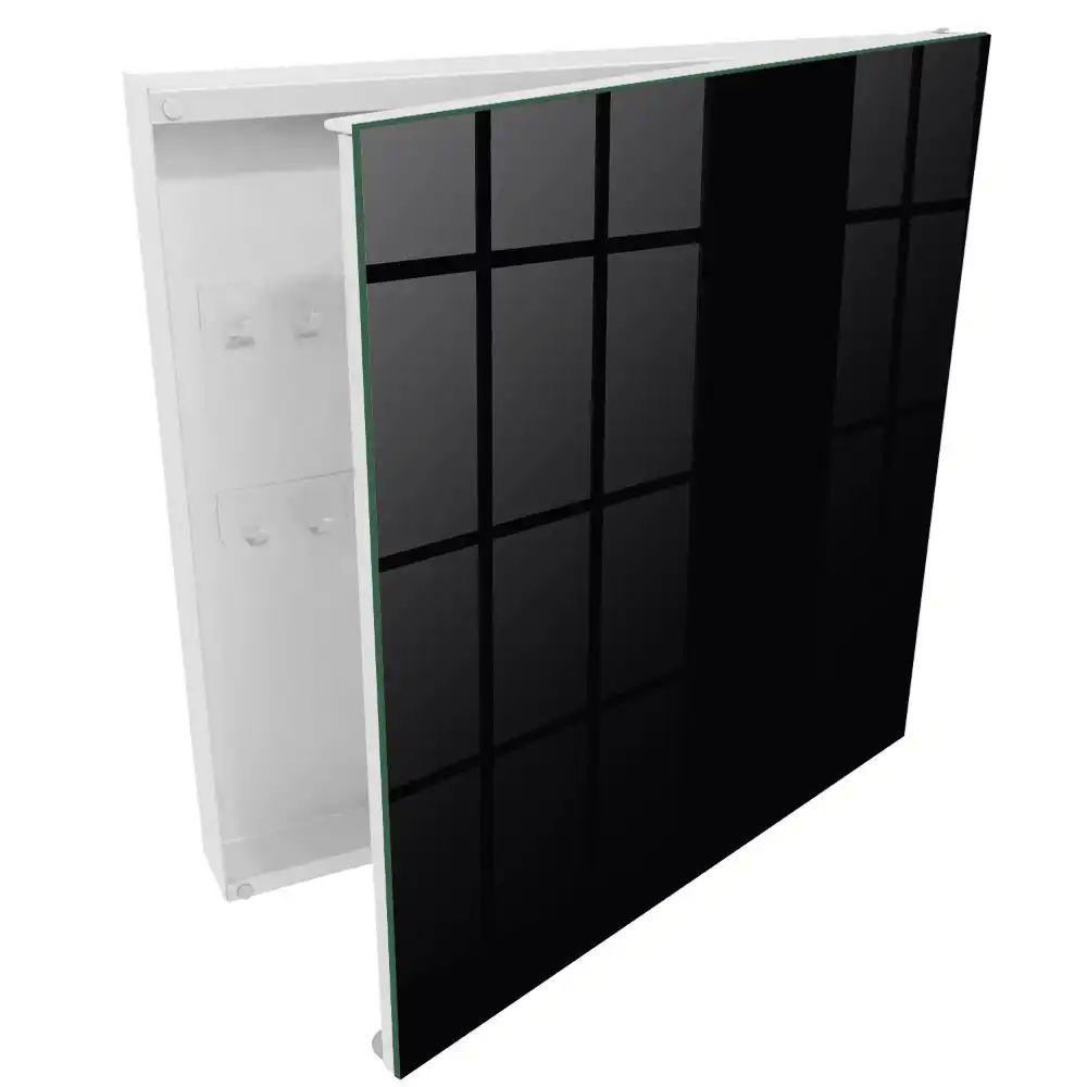 Dulapior pentru chei minimalist cu fundal solid negru