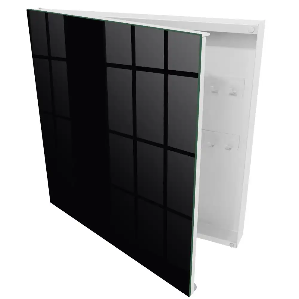 Dulapior pentru chei minimalist cu fundal solid negru
