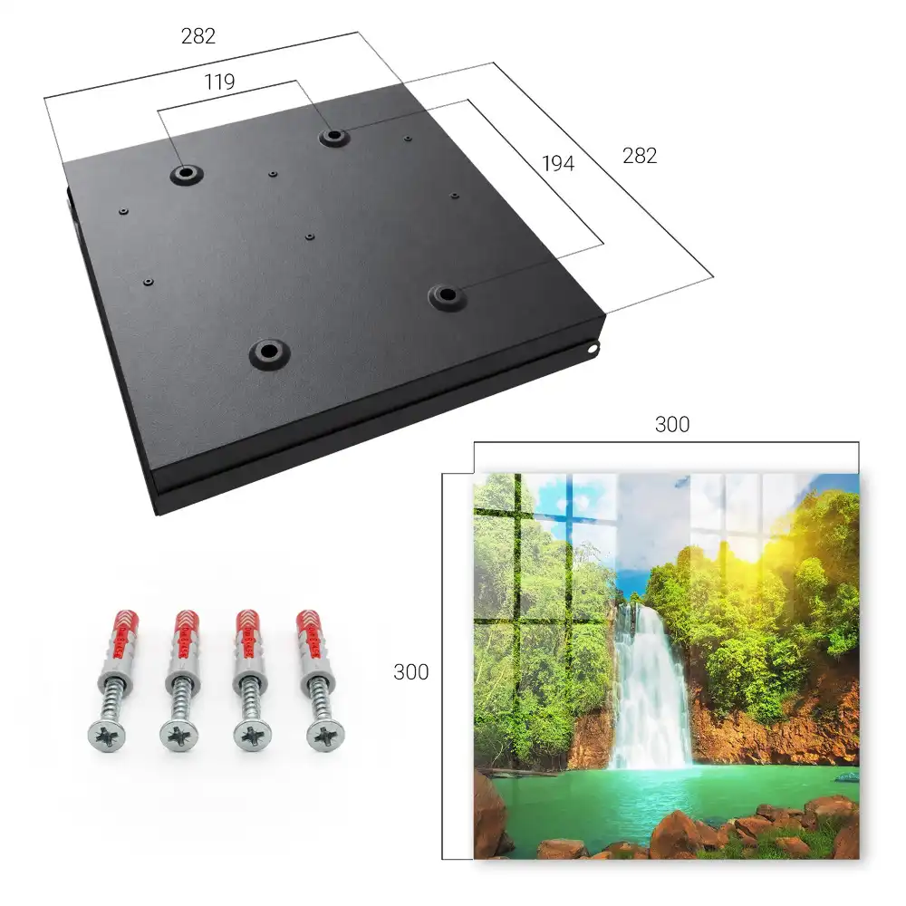 cu design cascadă în verdeață tropicală