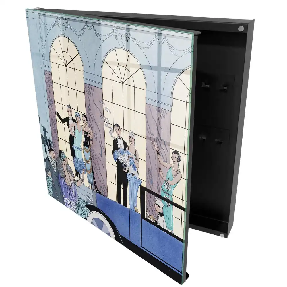 Dulapior pentru chei în stil Art Deco