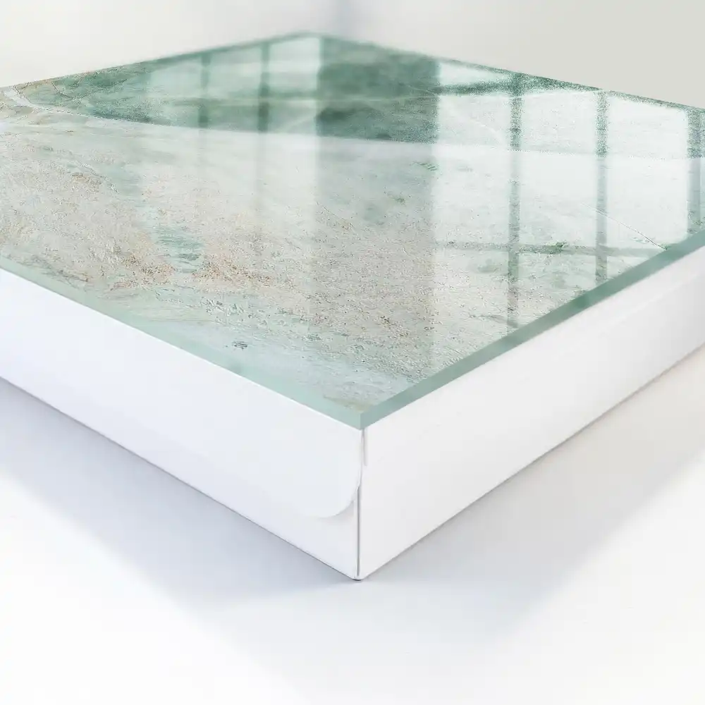 Casetă pentru chei cu design relaxant în nuanțe de verde și bej