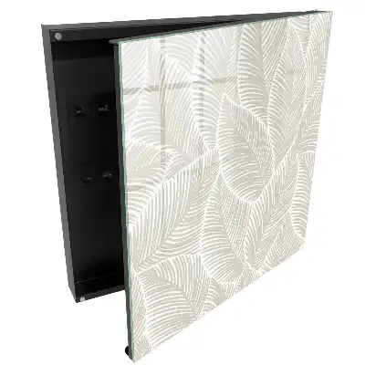 Casetă pentru chei cu model floral discret