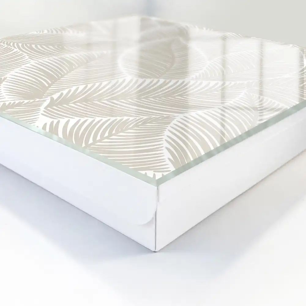 Casetă pentru chei cu model floral discret