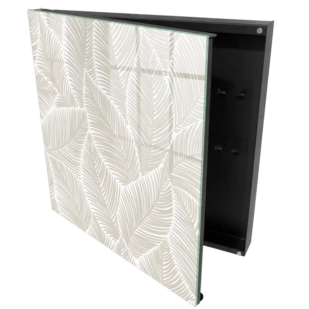 Casetă pentru chei cu model floral discret