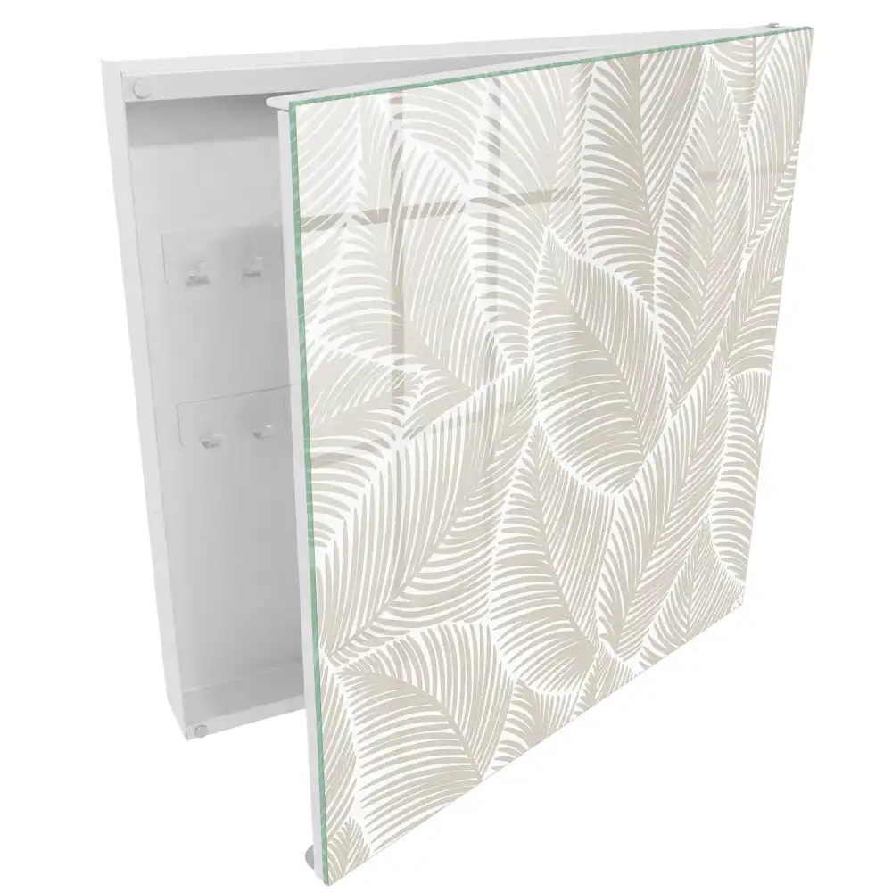 Casetă pentru chei cu model floral discret