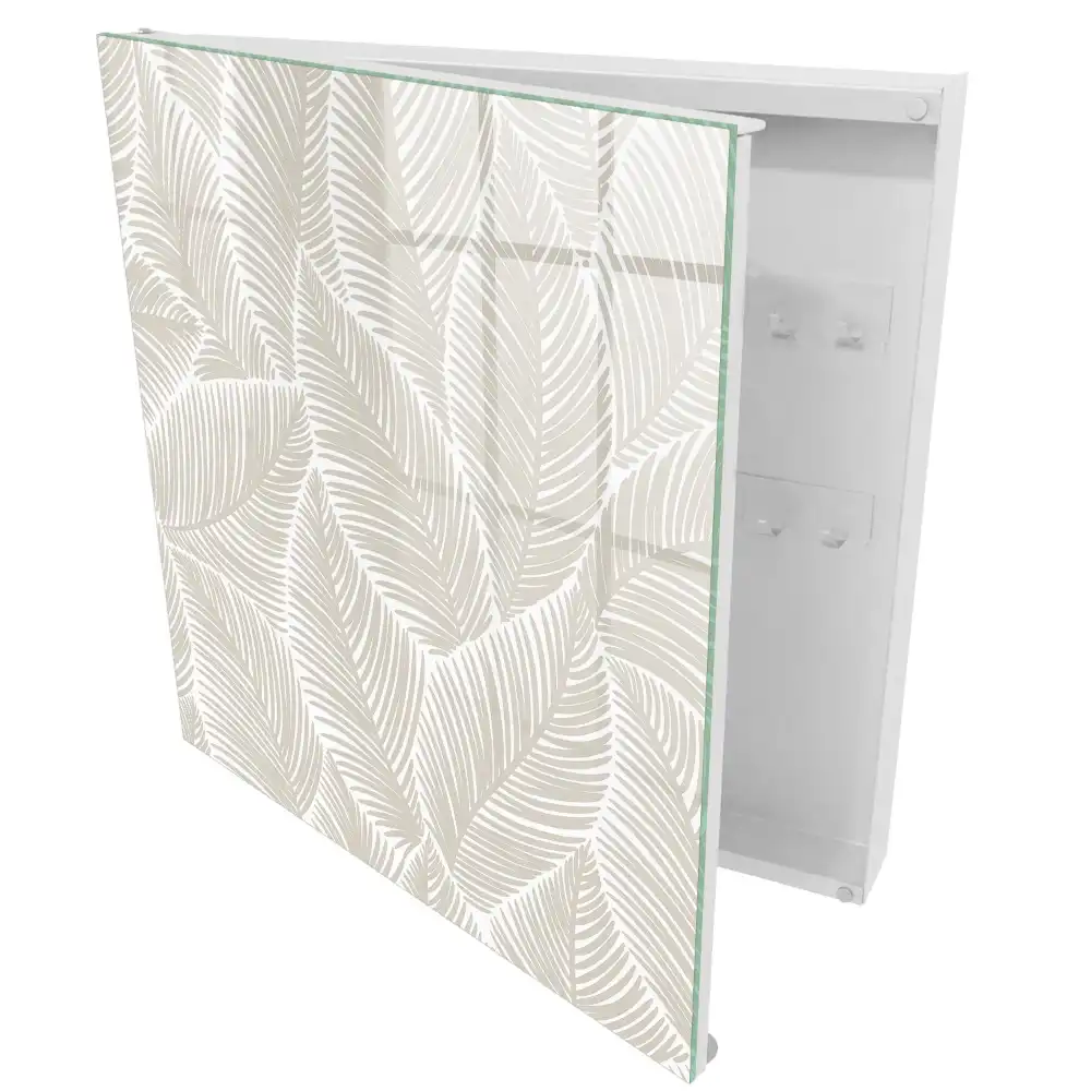 Casetă pentru chei cu model floral discret