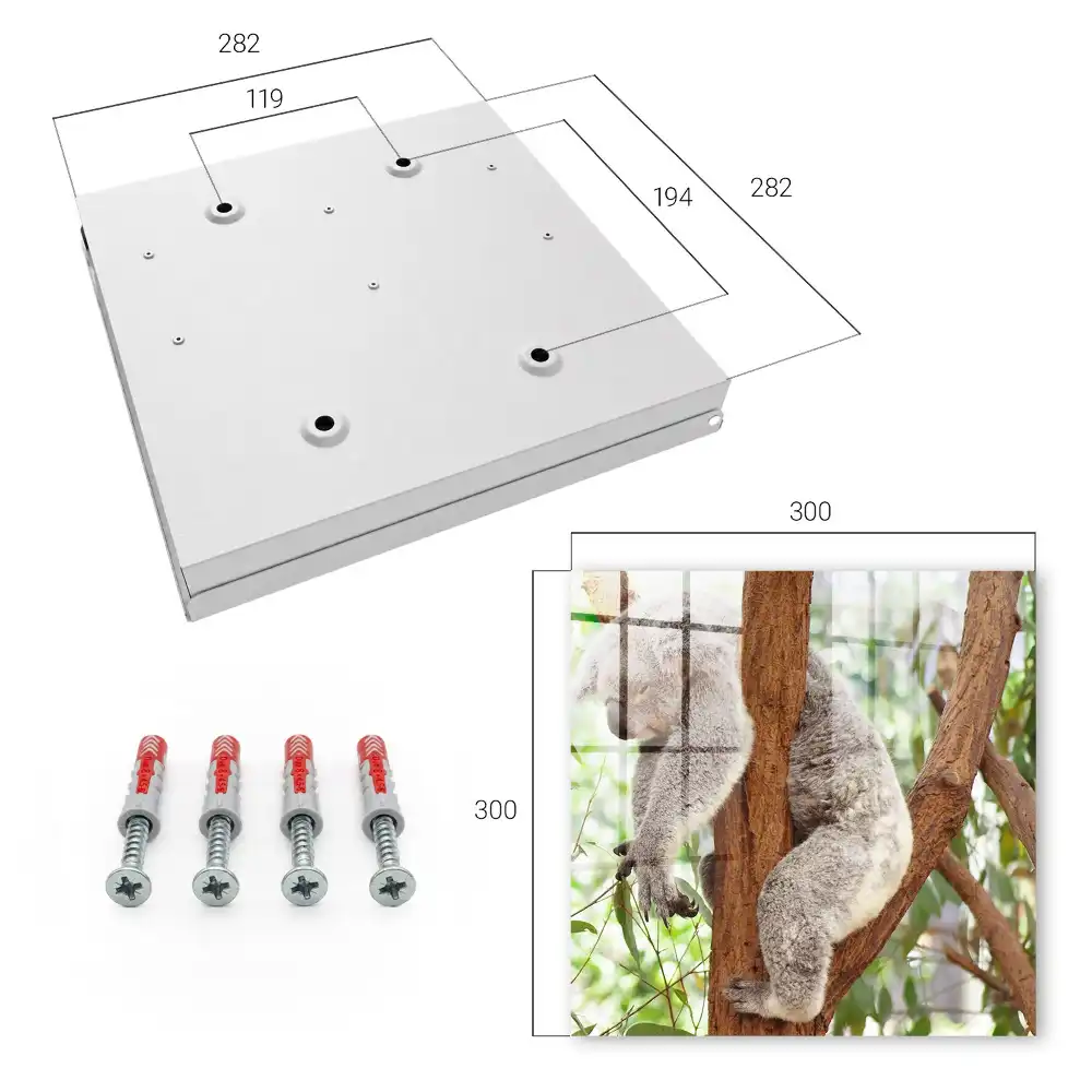 Dulapior pentru chei cu model koala în copac