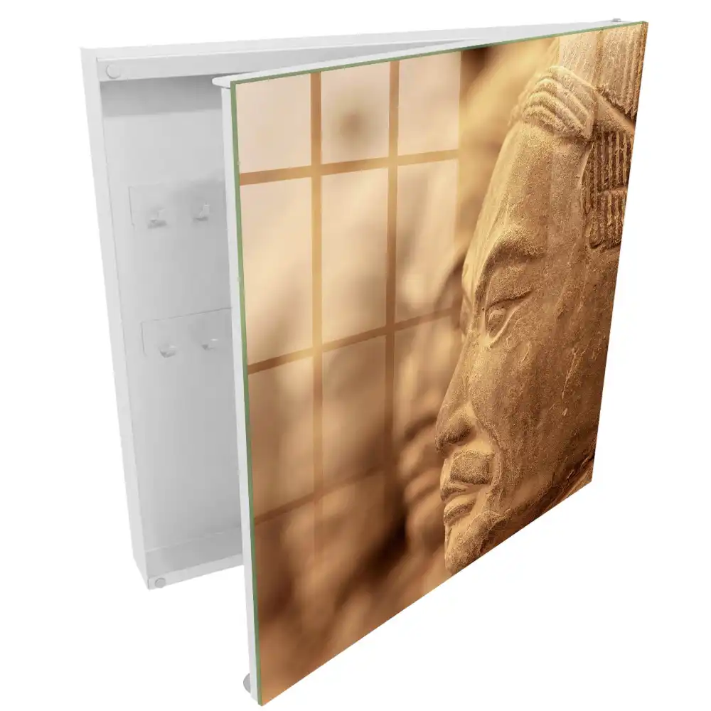 Casetă pentru chei cu sculptură detaliată