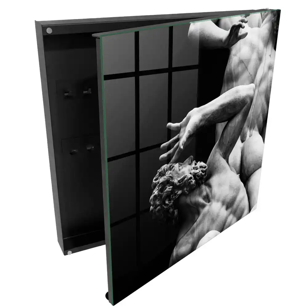 Suport chei de perete cu design decorativ inspirat din sculptura clasică