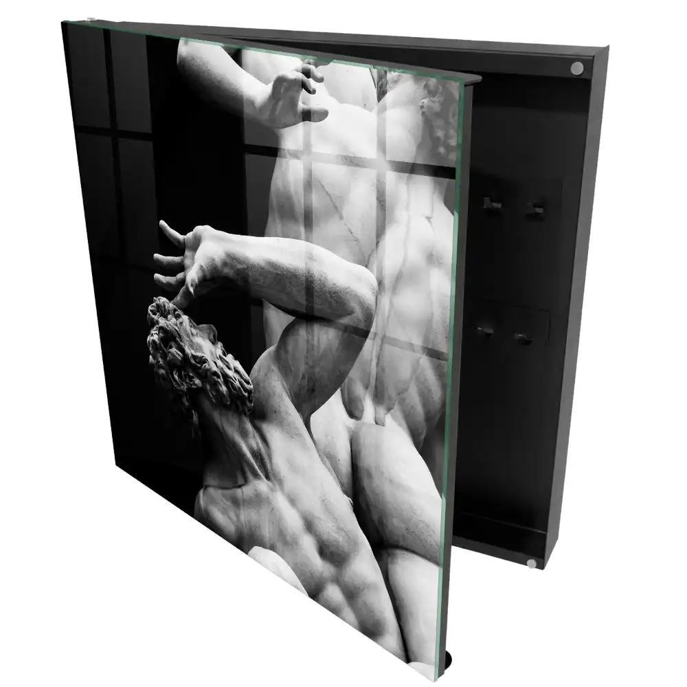 Suport chei de perete cu design decorativ inspirat din sculptura clasică