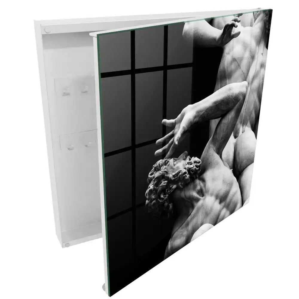 Suport chei de perete cu design decorativ inspirat din sculptura clasică