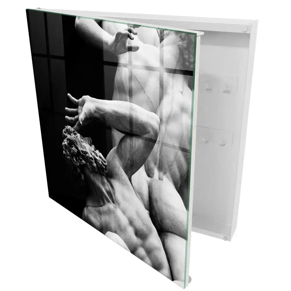 Suport chei de perete cu design decorativ inspirat din sculptura clasică