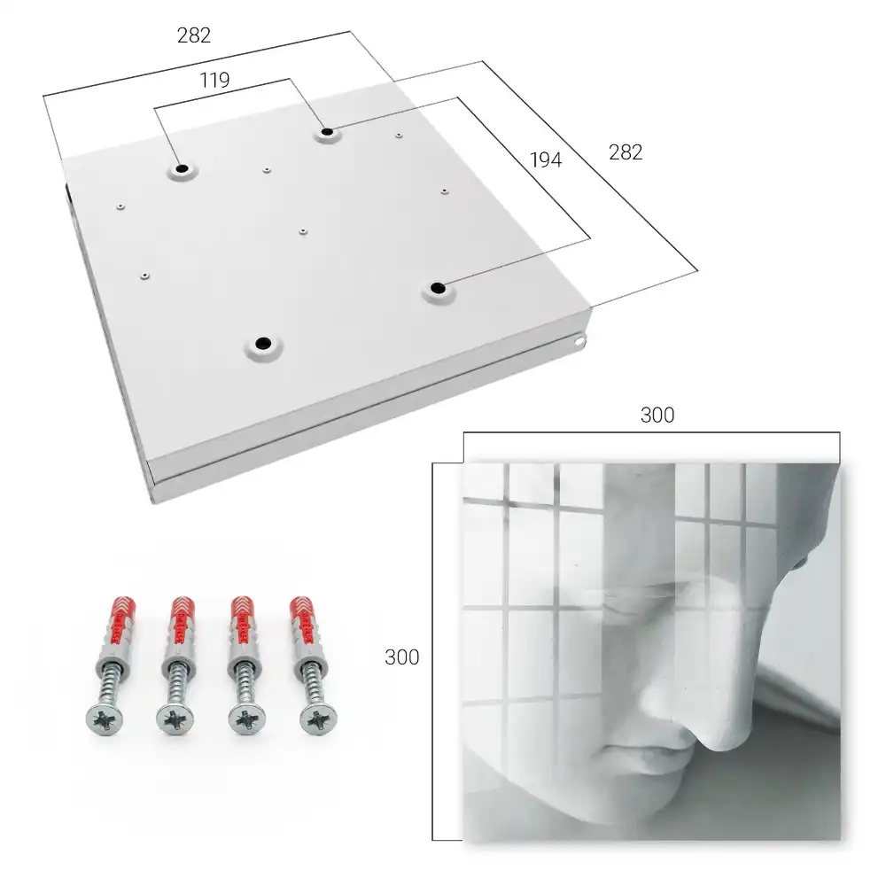 Dulapior pentru chei cu design sculptat elegant
