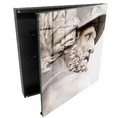 Casetă pentru chei cu design monumental și detalii sculptate