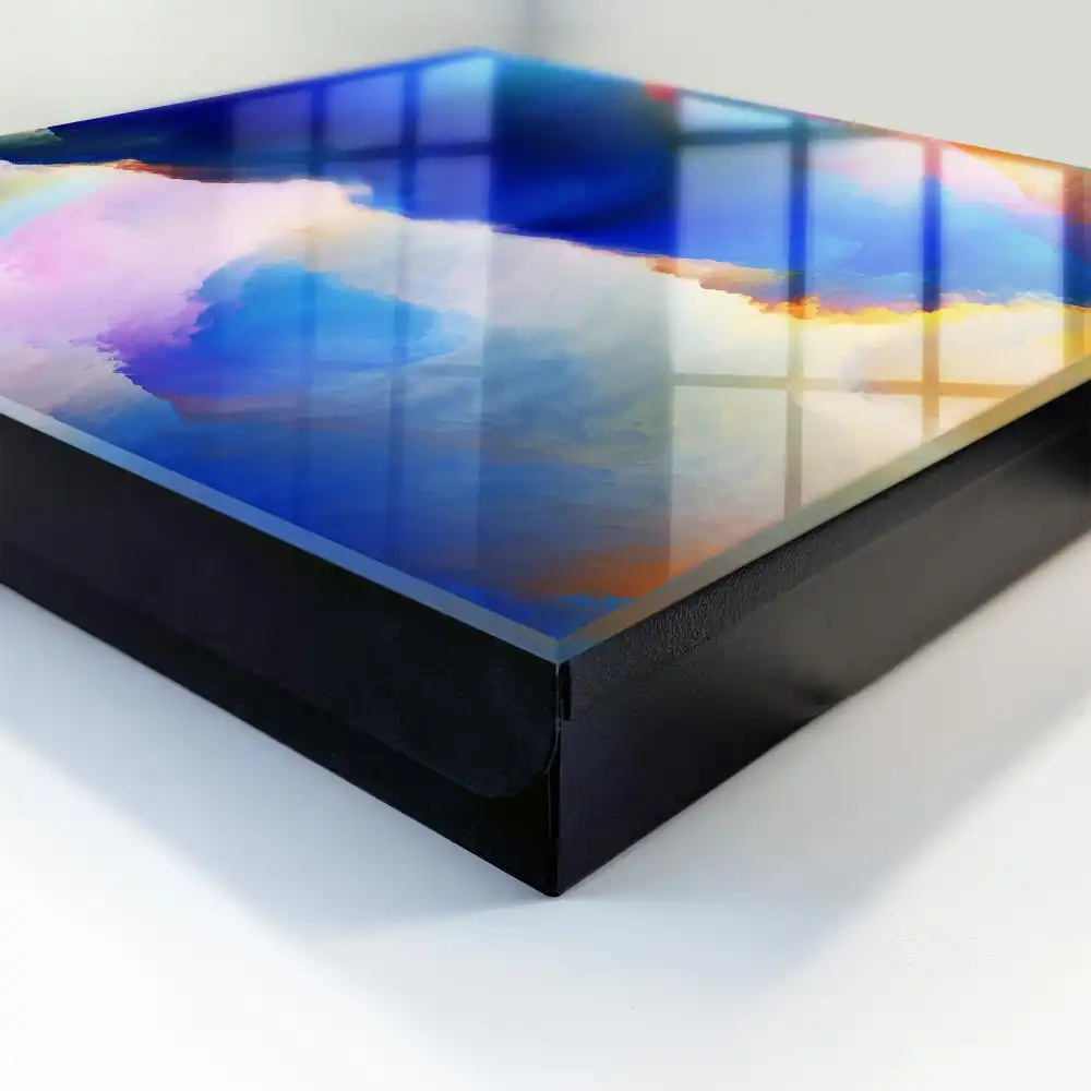 Dulap pentru chei cu design multicolor armonios