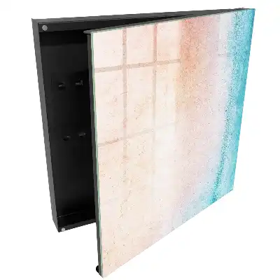 Suport pentru chei de perete cu design gradient și structură pastelată
