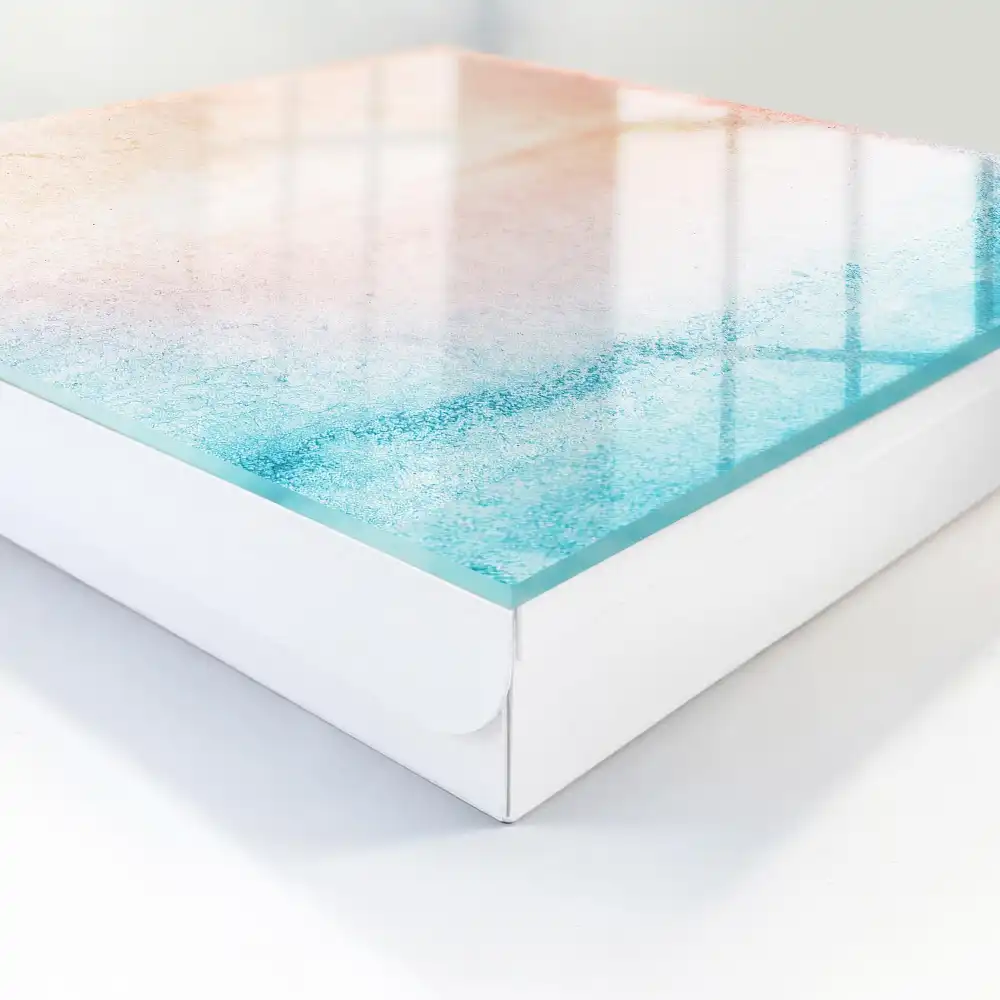 Suport pentru chei de perete cu design gradient și structură pastelată