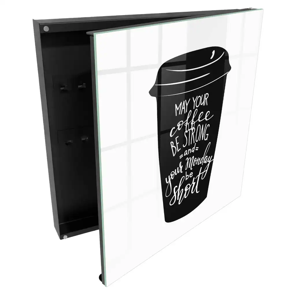 Cutie pentru chei cu design modern și inscripție amuzantă
