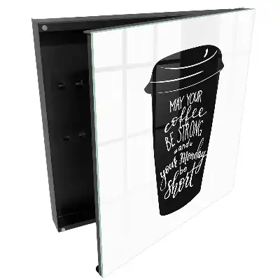 Cutie pentru chei cu design modern și inscripție amuzantă