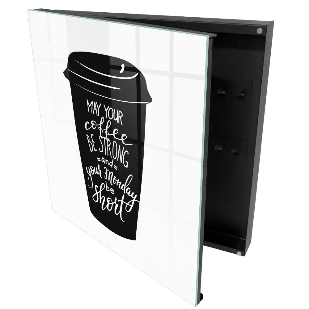 Cutie pentru chei cu design modern și inscripție amuzantă