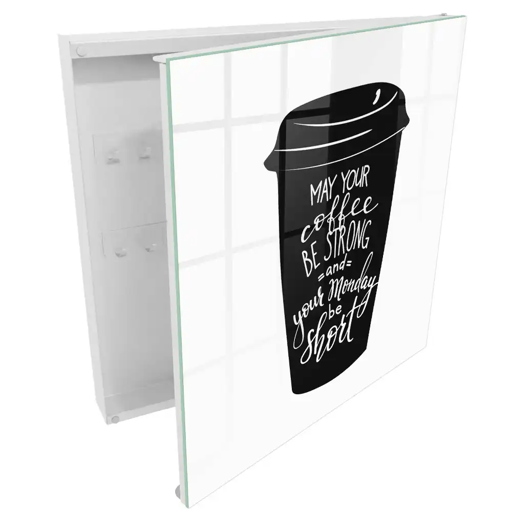 Cutie pentru chei cu design modern și inscripție amuzantă