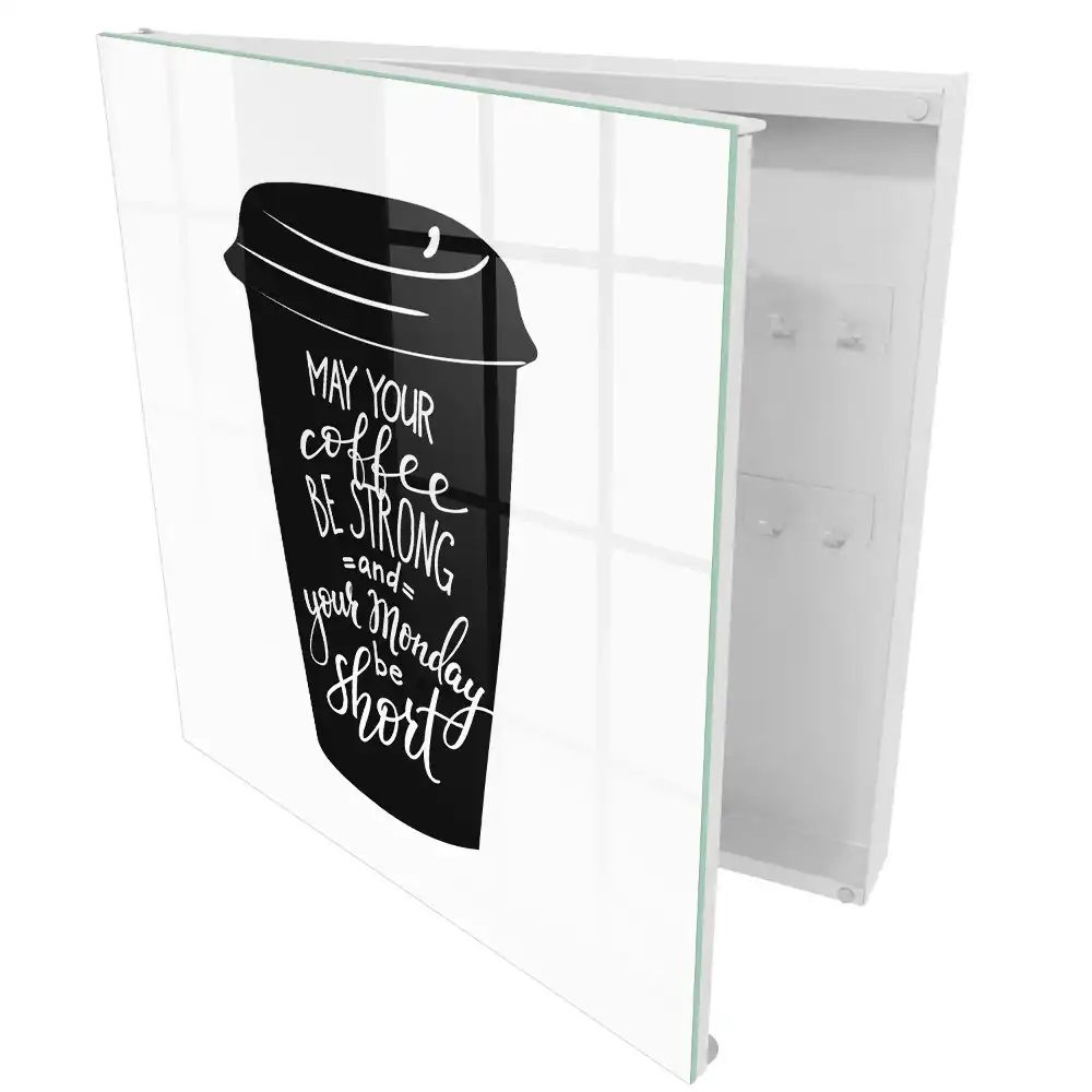 Cutie pentru chei cu design modern și inscripție amuzantă