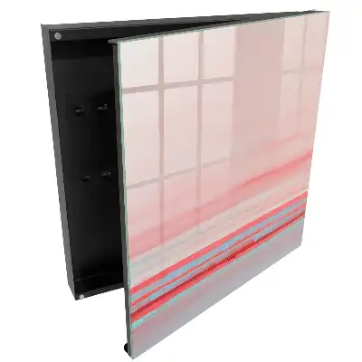 Casetă pentru chei în culori pastelate cu design minimalist