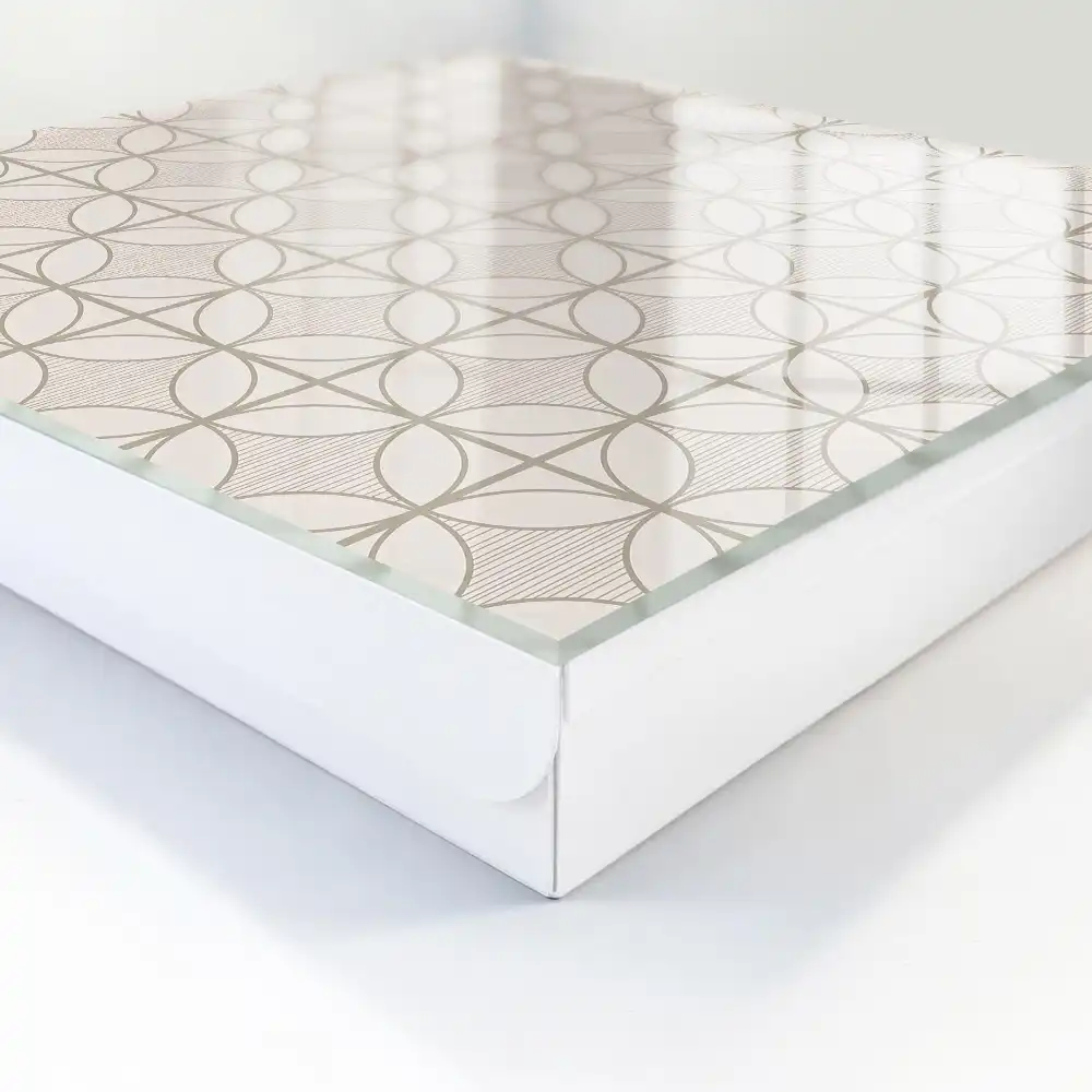 Casetă pentru chei cu design geometric elegant