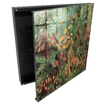Casetă pentru chei cu design floral în nuanțe calde