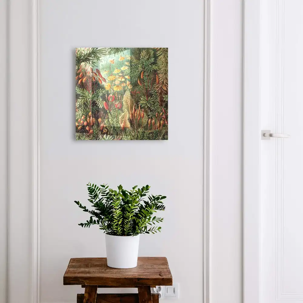 Casetă pentru chei cu design floral în nuanțe calde