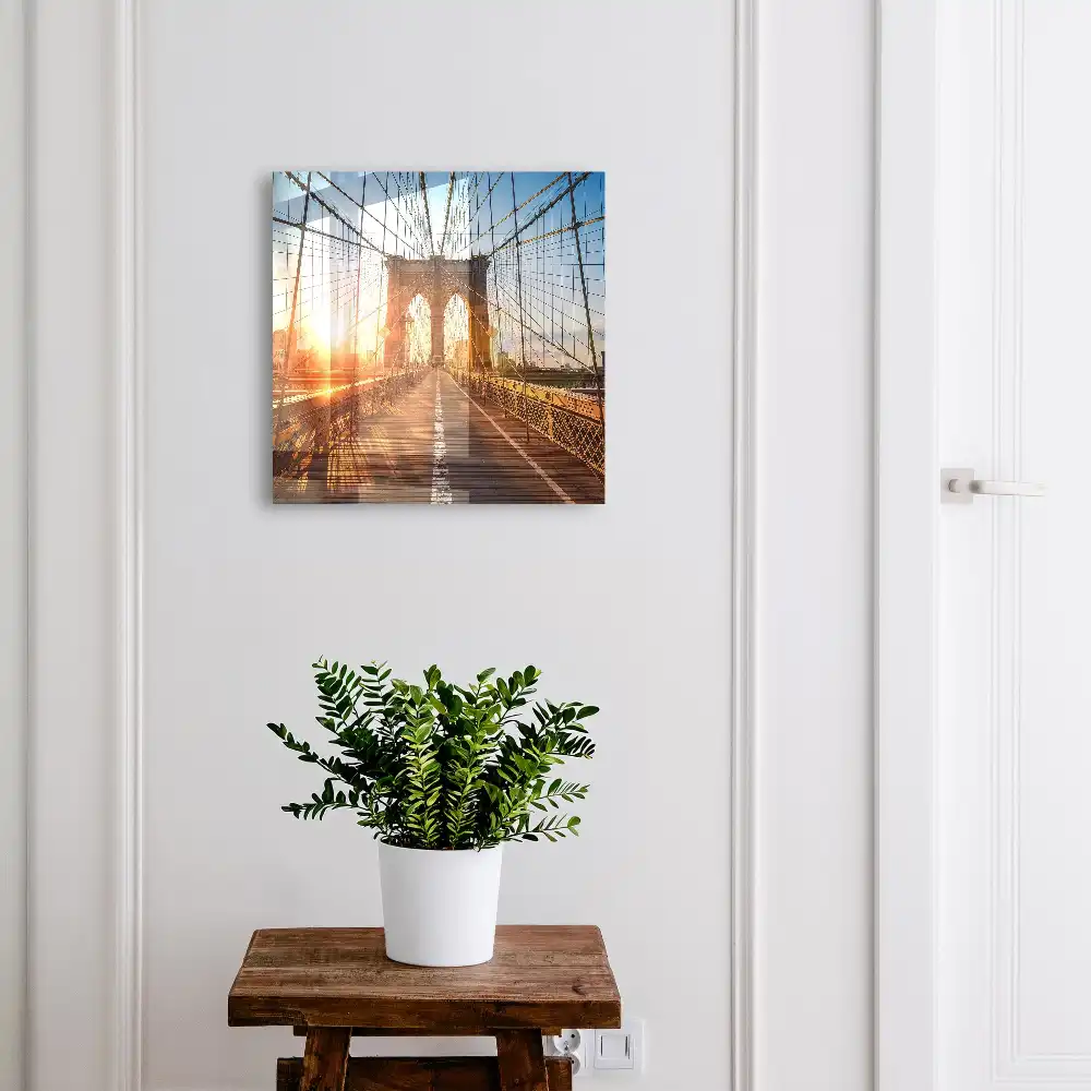 Dulapior pentru chei cu model decorativ pod însorit