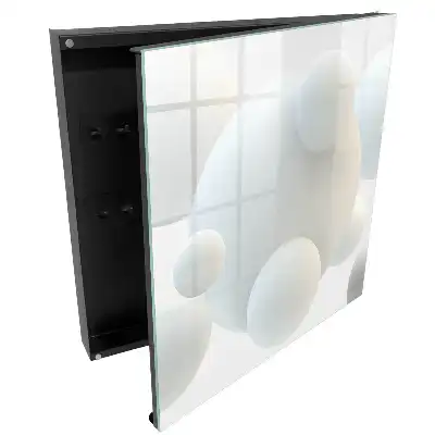 Casetă pentru chei cu design minimalist din sfere plutitoare