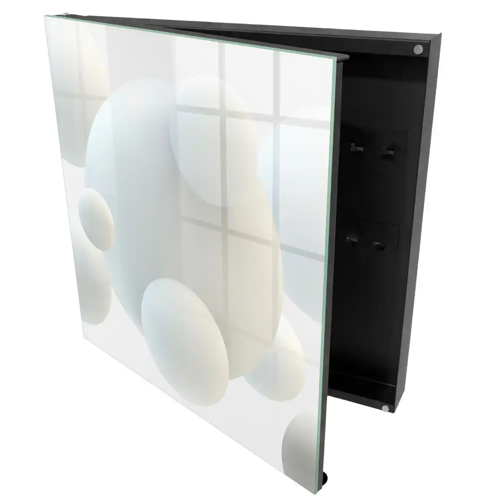Casetă pentru chei cu design minimalist din sfere plutitoare