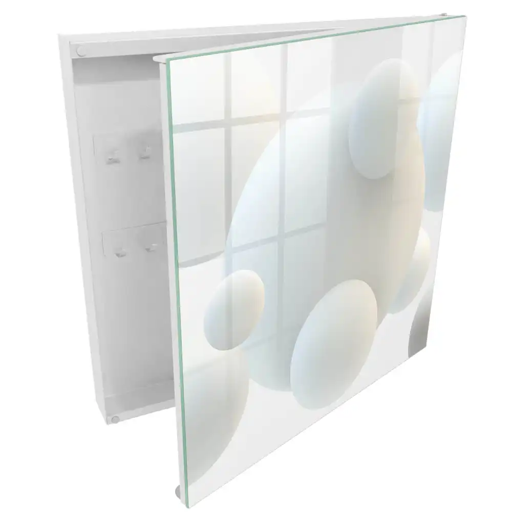 Casetă pentru chei cu design minimalist din sfere plutitoare