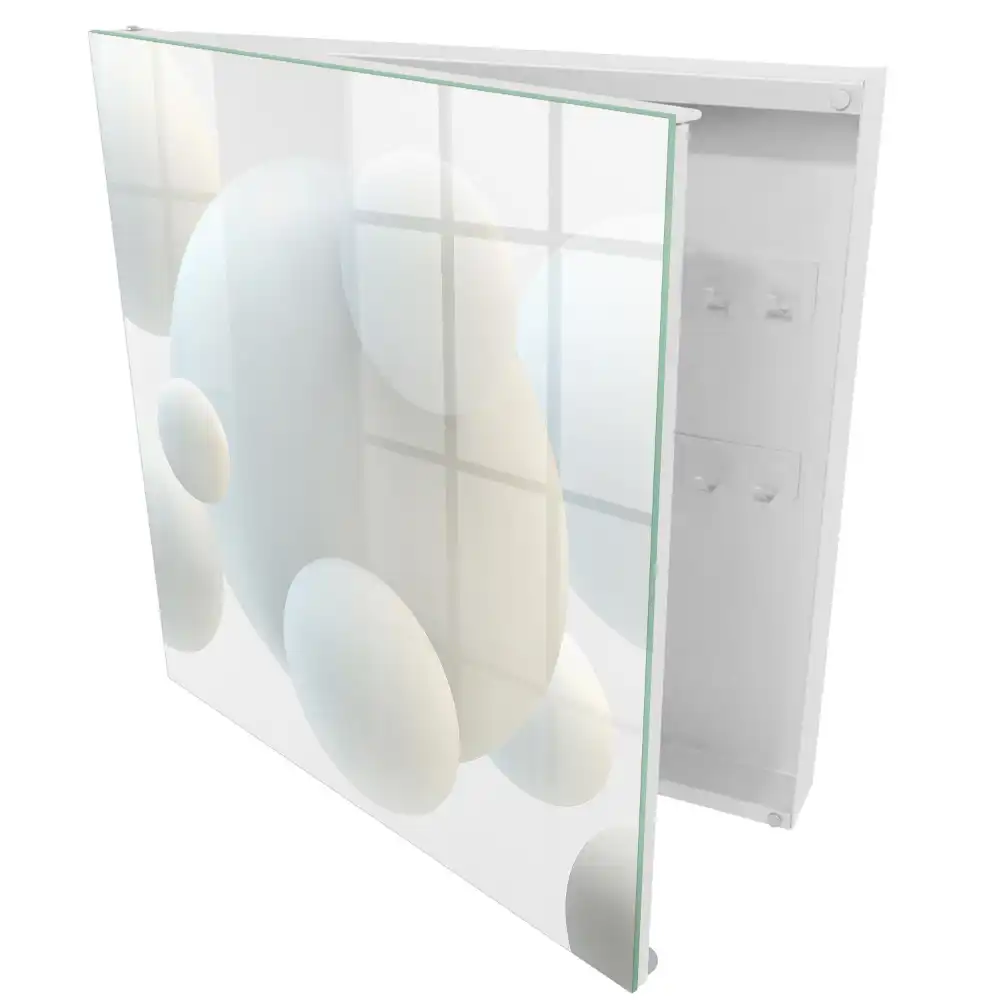 Casetă pentru chei cu design minimalist din sfere plutitoare