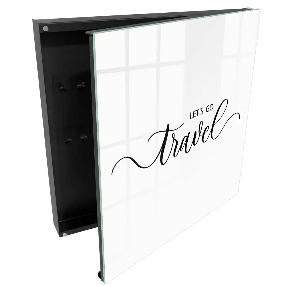 Dulapior pentru chei cu design elegant și inscripție motivațională