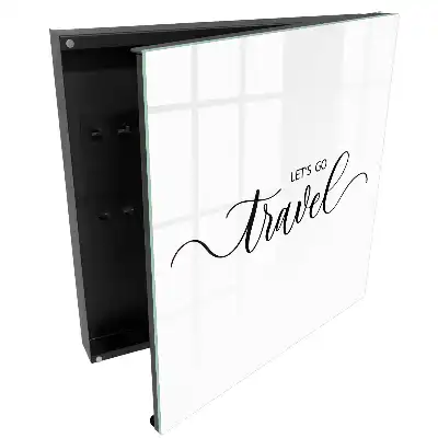 Dulapior pentru chei cu design elegant și inscripție motivațională