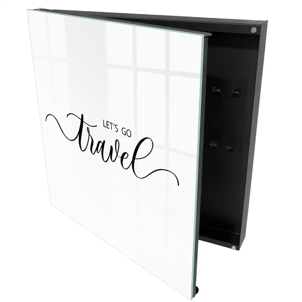 Dulapior pentru chei cu design elegant și inscripție motivațională