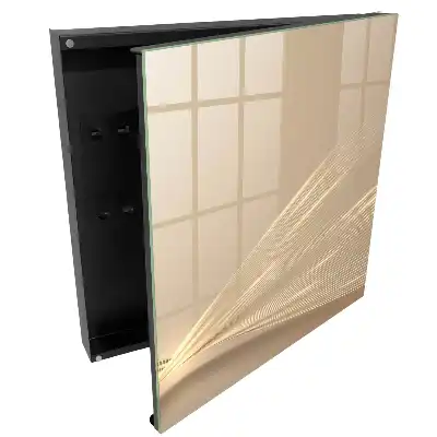 Dulapior pentru chei cu design armonios și culori delicate
