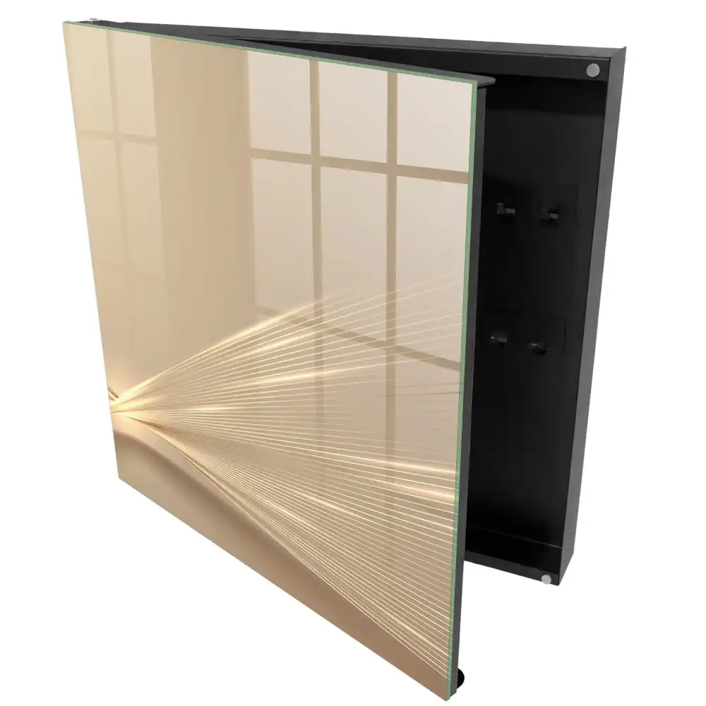 Dulapior pentru chei cu design armonios și culori delicate