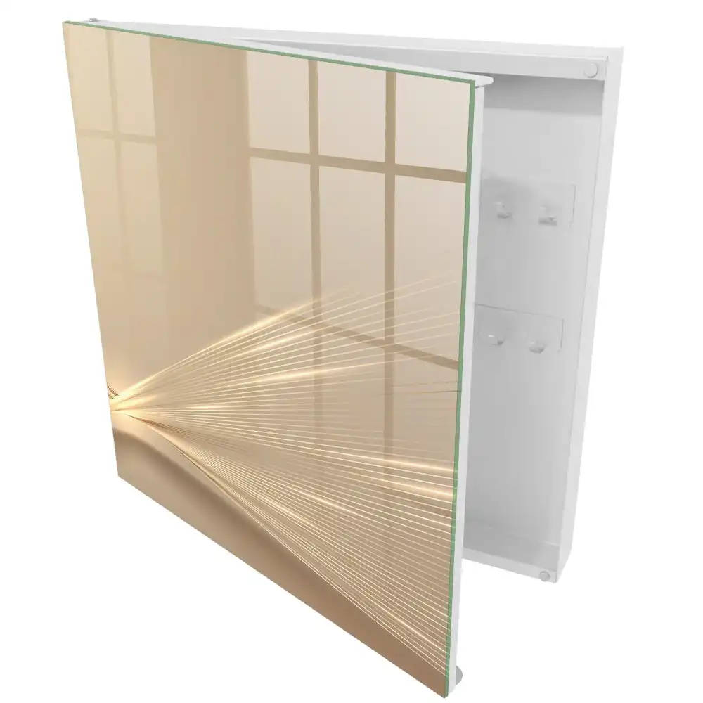 Dulapior pentru chei cu design armonios și culori delicate