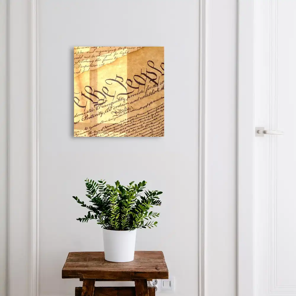 Suport decorativ pentru chei cu scriere elegantă