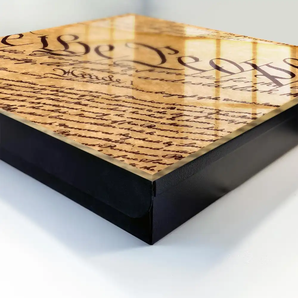 Suport decorativ pentru chei cu scriere elegantă