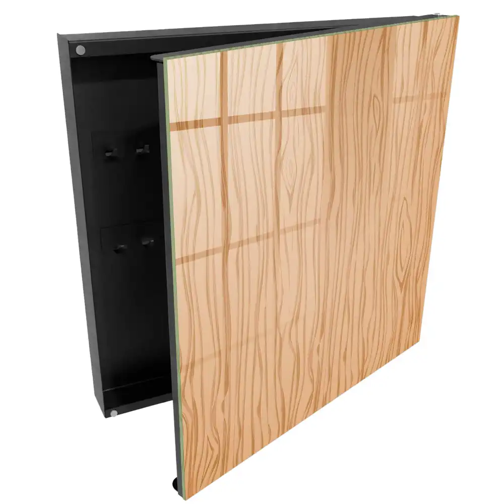 Casetă pentru chei din lemn cu design natural
