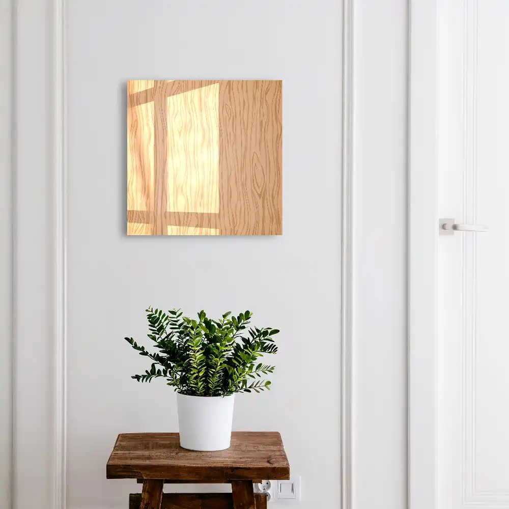 Casetă pentru chei din lemn cu design natural
