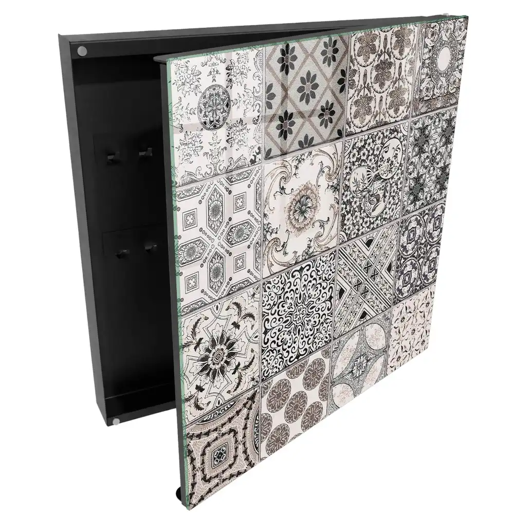 Dulăpior pentru chei cu plăci decorative și modele unice