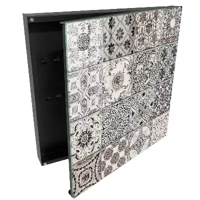 Dulăpior pentru chei cu plăci decorative și modele unice