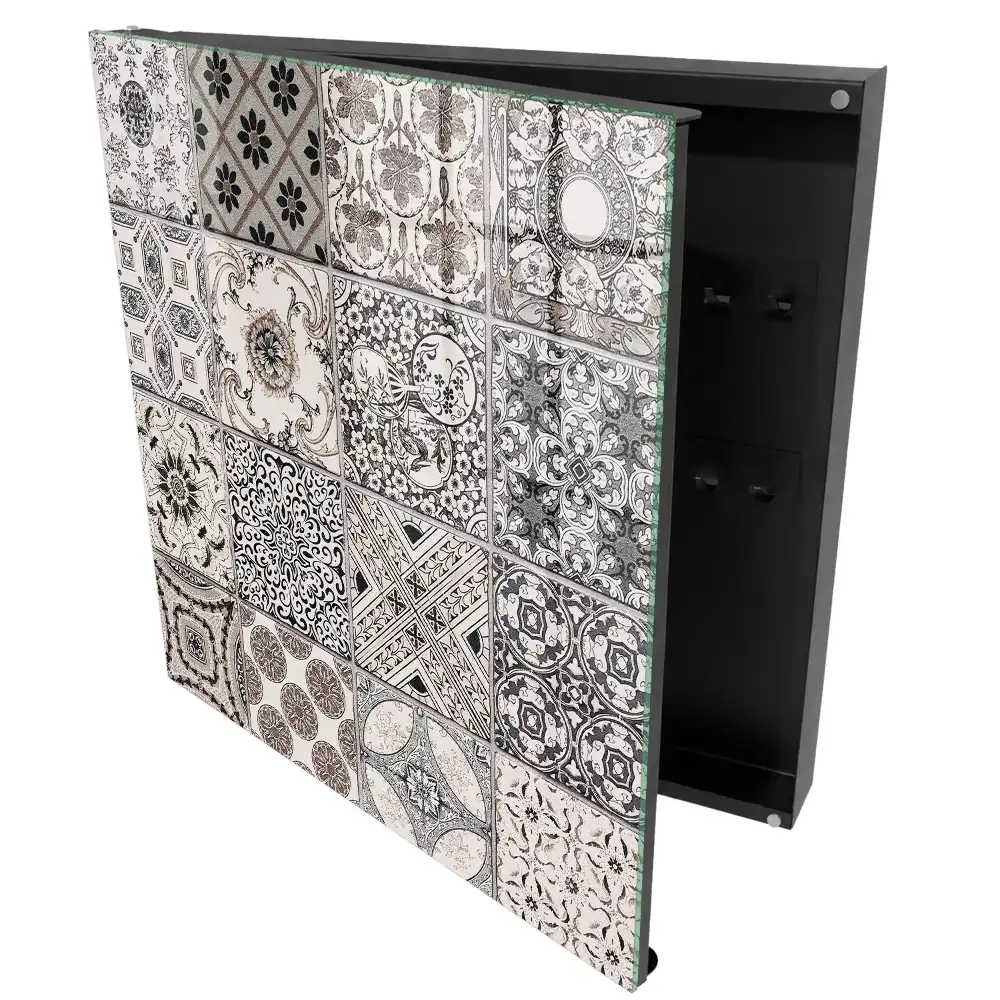 Dulăpior pentru chei cu plăci decorative și modele unice