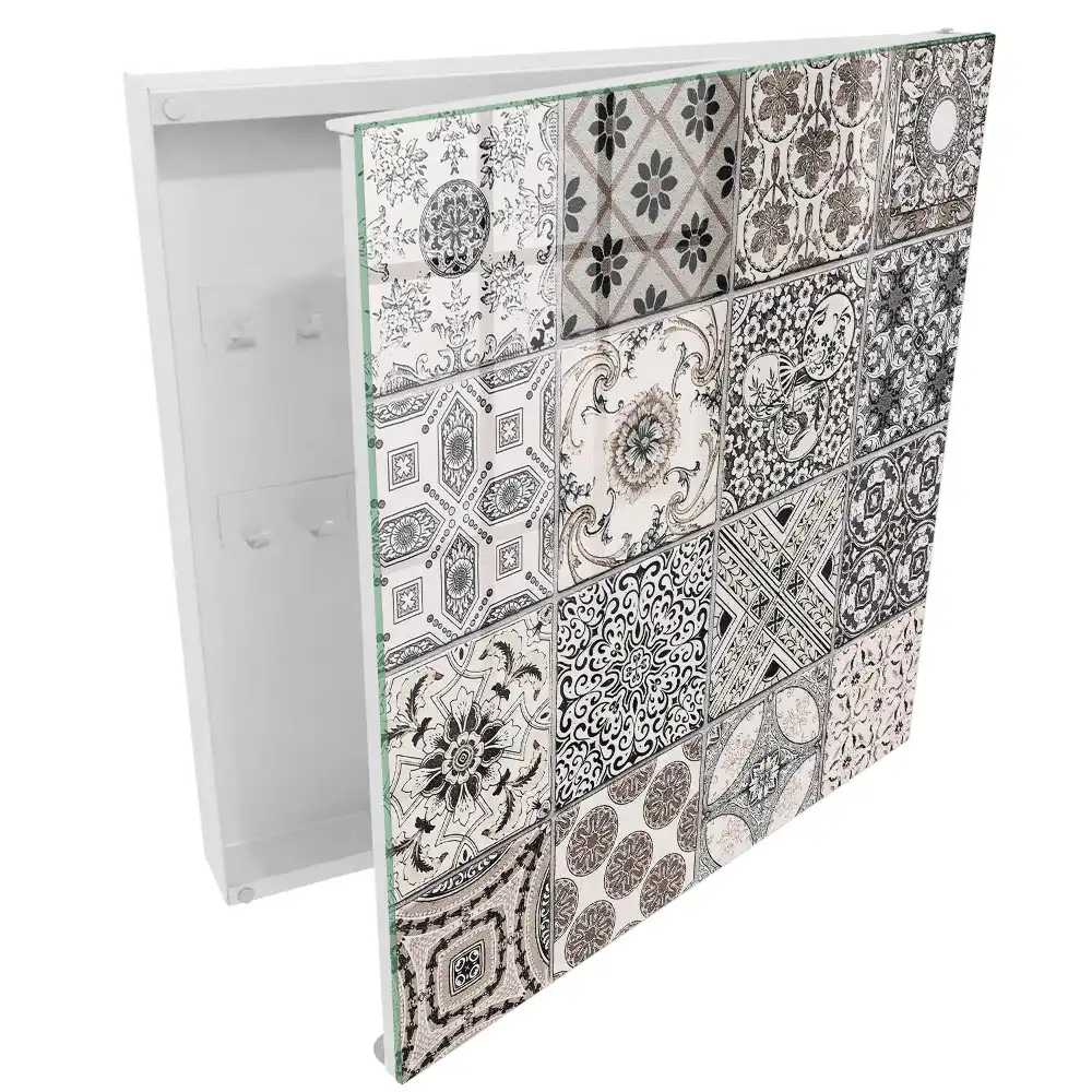 Dulăpior pentru chei cu plăci decorative și modele unice