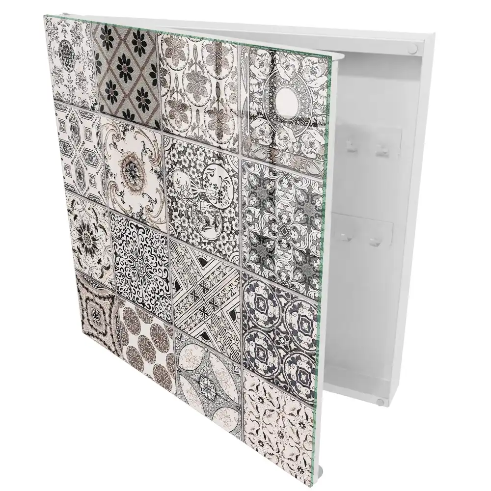Dulăpior pentru chei cu plăci decorative și modele unice